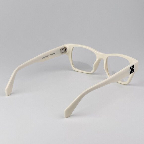 Off-White STYLE 7E Men Eyeglasses White Square Frame | Model OERJ07E 0100 - Picture 4 of 9